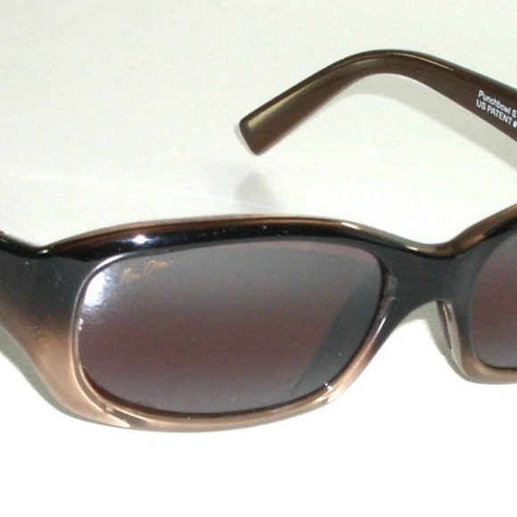 Maui Jim 219-01 Brown Rectangular Sunglasses - Picture 8 of 14